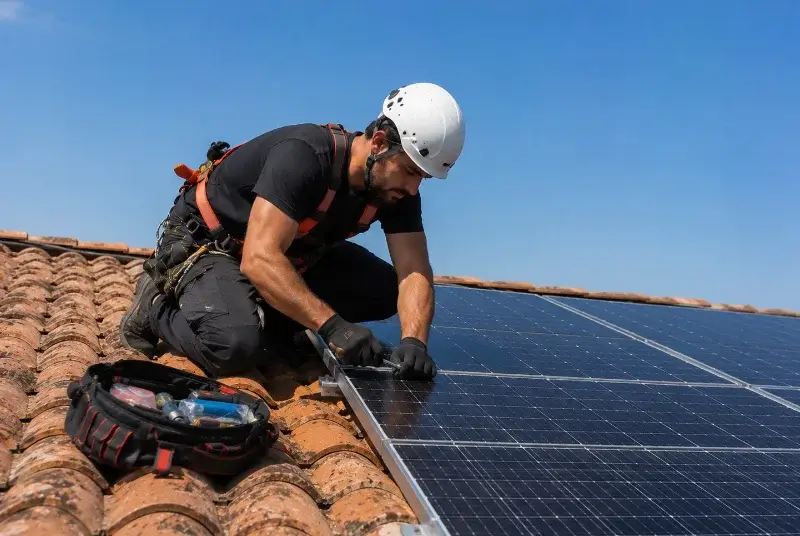Maintenance et monitoring de panneaux solaires à Lunel-Viel